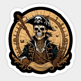 Skull Pirates Sticker